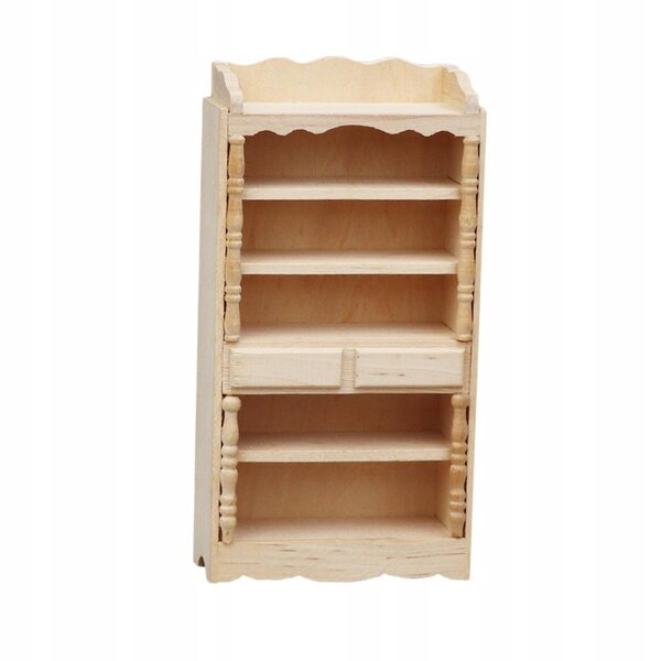 Holzschrankminiatur 1:12 für Puppenhäuser und Dioramen