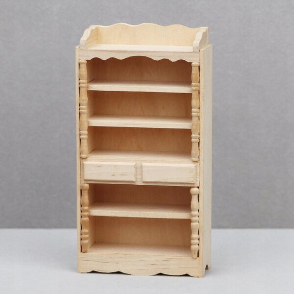 Holzschrankminiatur 1:12 für Puppenhäuser und Dioramen