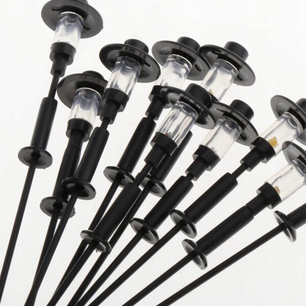 Lot de 10 lampes miniatures LED 12 V échelle 1:100-1:150 pour modèles ferroviaires