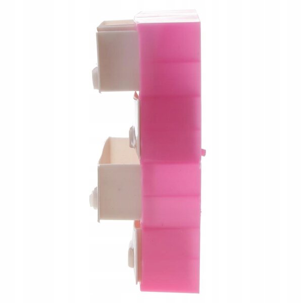 Mini armadio rosa con cassetti per accessori e mobili da camera per bambole 29 cm