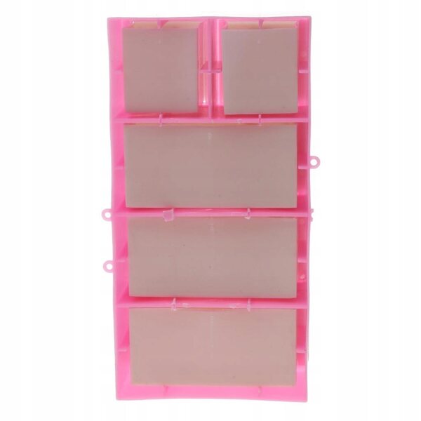 Mini armadio rosa con cassetti per accessori e mobili da camera per bambole 29 cm