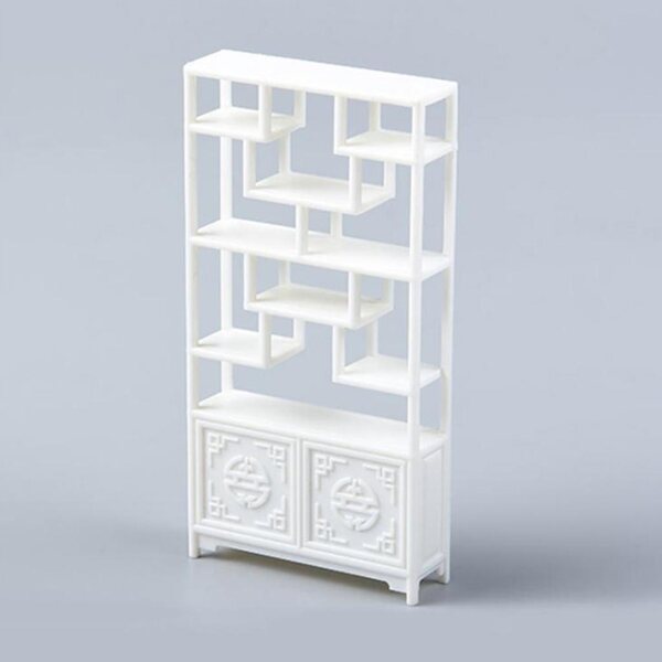 1/25 Modell DIY Holzregal im chinesischen Stil für Diorama und Dekoration