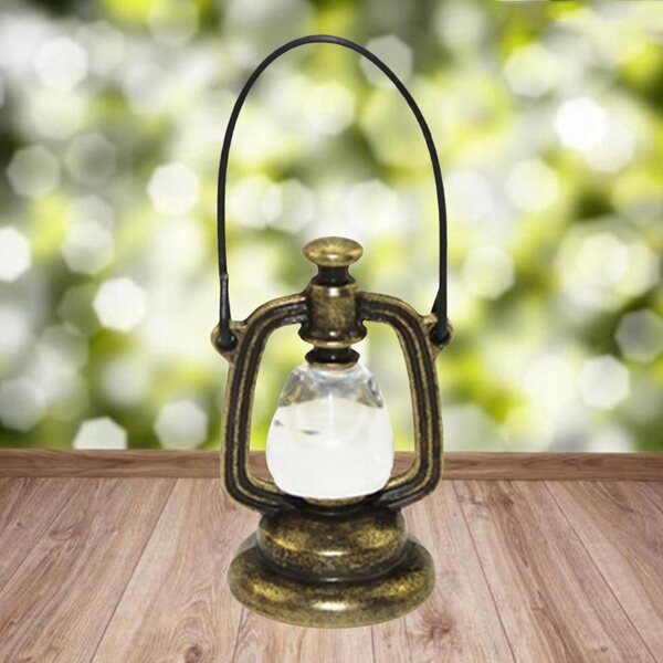 Lampa Naftowa Retro-Miniatur für Puppenhaus im Maßstab 1:12 aus Kunstharz
