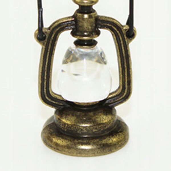 Lampa Naftowa Retro-Miniatur für Puppenhaus im Maßstab 1:12 aus Kunstharz