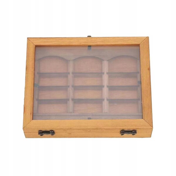 Kreatives Mini-Bücherregal aus Holz, 15 x 12 x 3,5 cm, originelle Dekoration