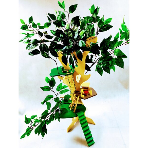 Casa sull'albero Small Foot, 3 livelli, in legno, 85 cm