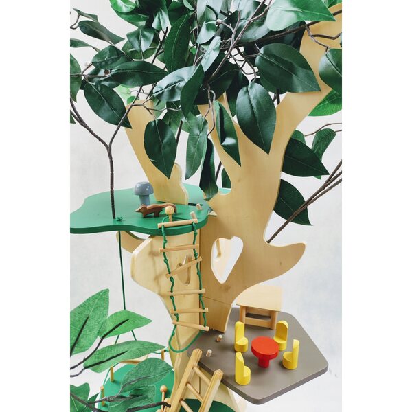 Casa sull'albero Small Foot, 3 livelli, in legno, 85 cm