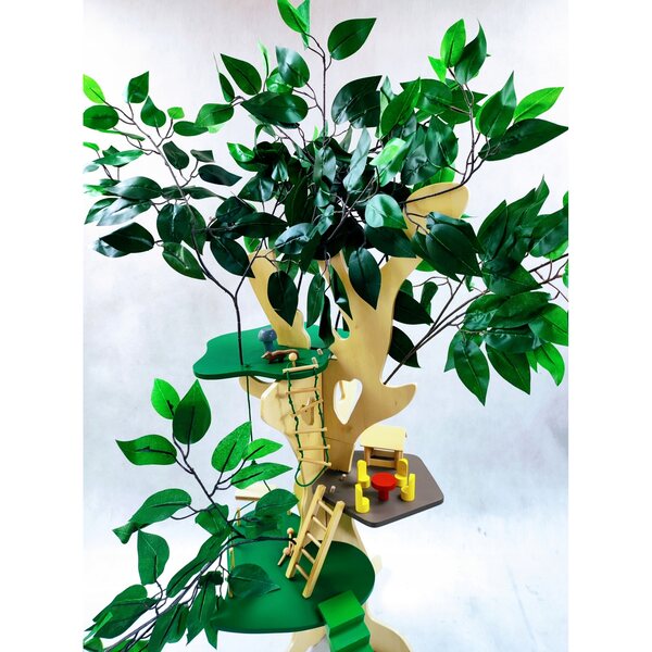 Casa sull'albero Small Foot, 3 livelli, in legno, 85 cm