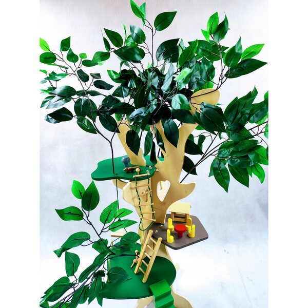 Casa sull'albero Small Foot, 3 livelli, in legno, 85 cm