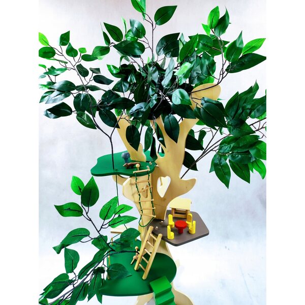 Casa sull'albero Small Foot, 3 livelli, in legno, 85 cm