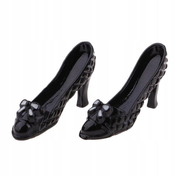 1/12 Puppenhaus Miniatur-High-Heel-Schuhe – stilvolle Modeaccessoires