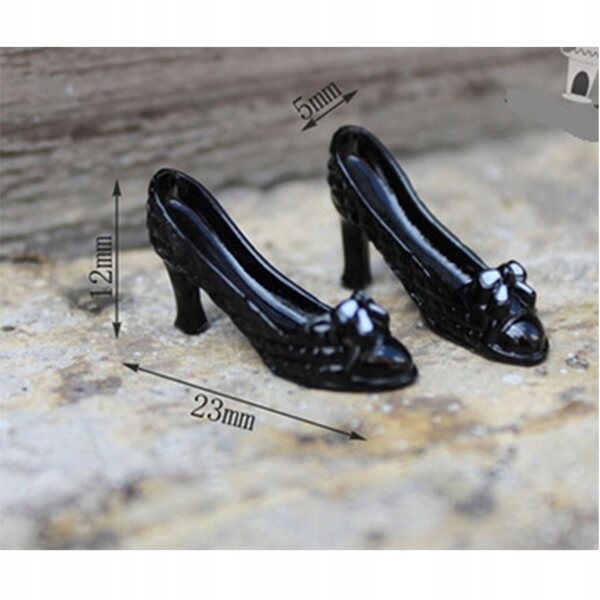 1/12 Puppenhaus Miniatur-High-Heel-Schuhe – stilvolle Modeaccessoires