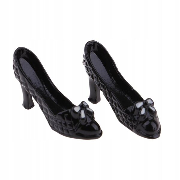1/12 Puppenhaus Miniatur-High-Heel-Schuhe – stilvolle Modeaccessoires