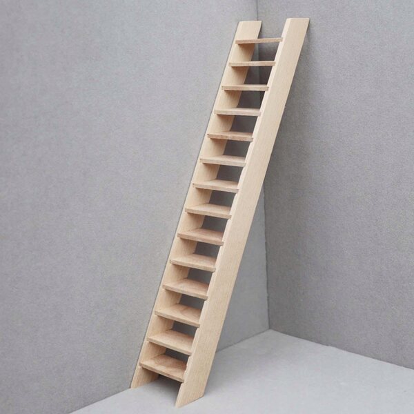 1:12 Mini-Holzmaßstab für Puppenhaus und kreative Dekoration