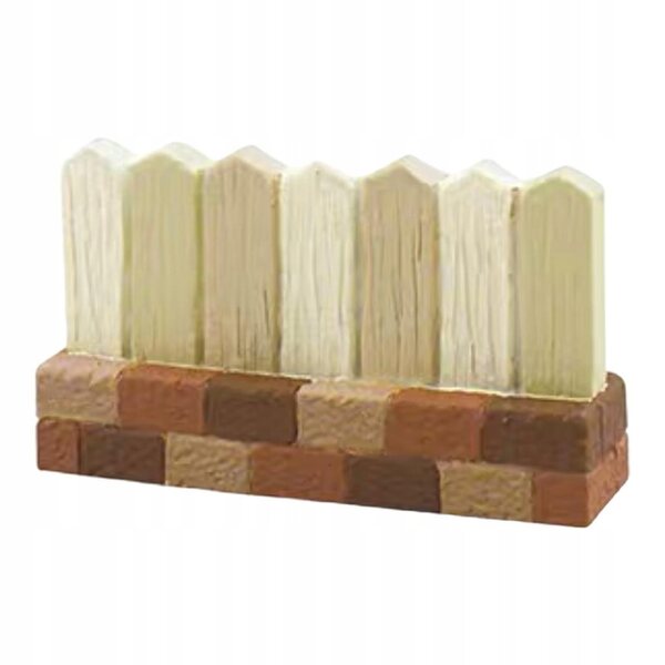 1:12 Kunstharz-Möbelset für Puppenhaus mit Zaun und Tisch