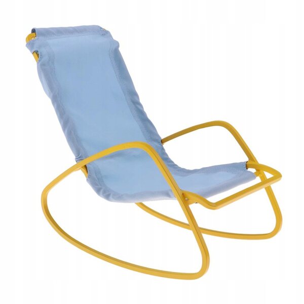 Fotel Bujany in Scala 1/6 per Bambole da 12 Pollici Accessorio Blu