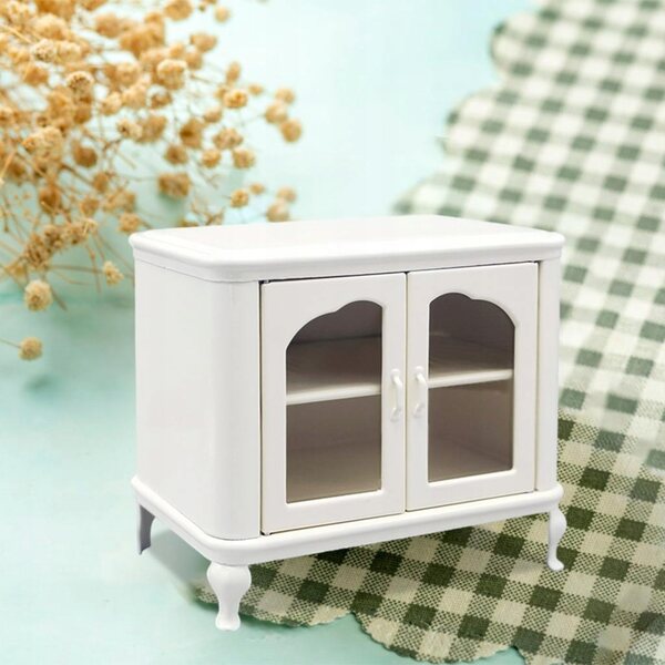 1:6 Doll House Miniaturowe rękodzieło Żelazna szafka Nowoczesne meble Scena życia