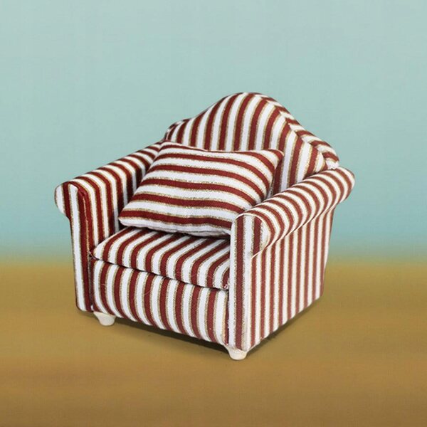 Miniaturowa sofa do domku dla lalek w skali 1:12 Mini miniaturowa scena dla dzieci udających