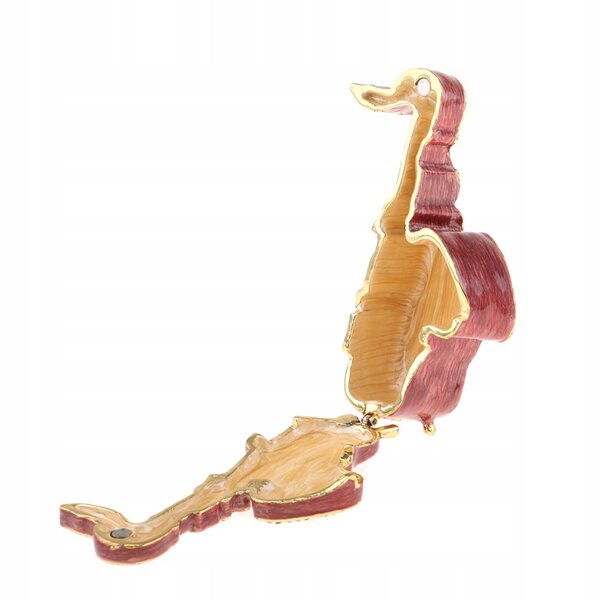 Miniatuur rood metallic saxofoon voor poppenhuis schaal 1:6, decoratief accessoire