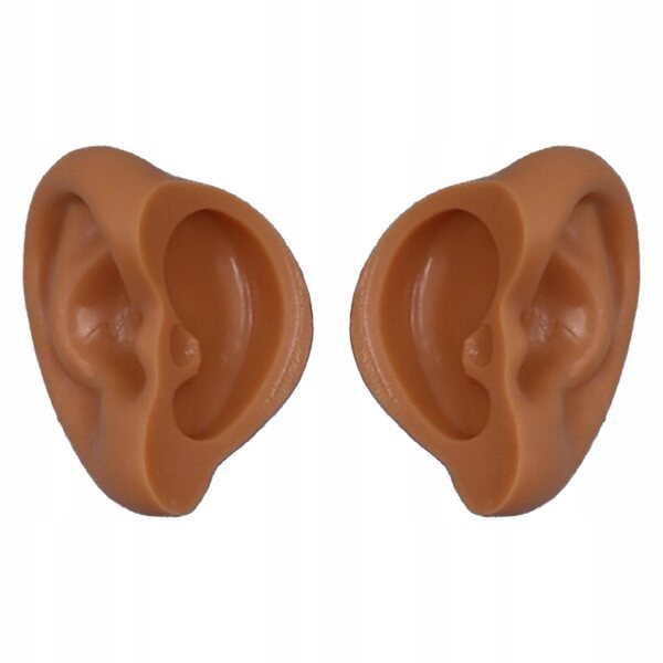 Orecchie finte in plastica riutilizzabili per bambole Blythe 12 pollici natural tan S