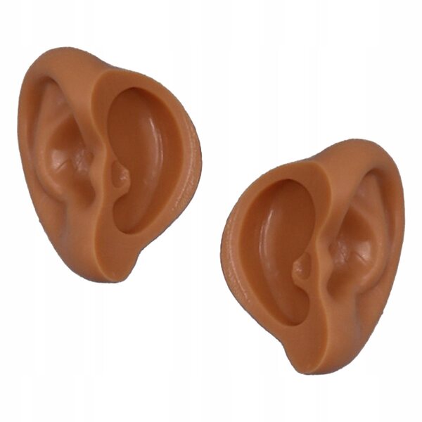 Orecchie finte in plastica riutilizzabili per bambole Blythe 12 pollici natural tan S