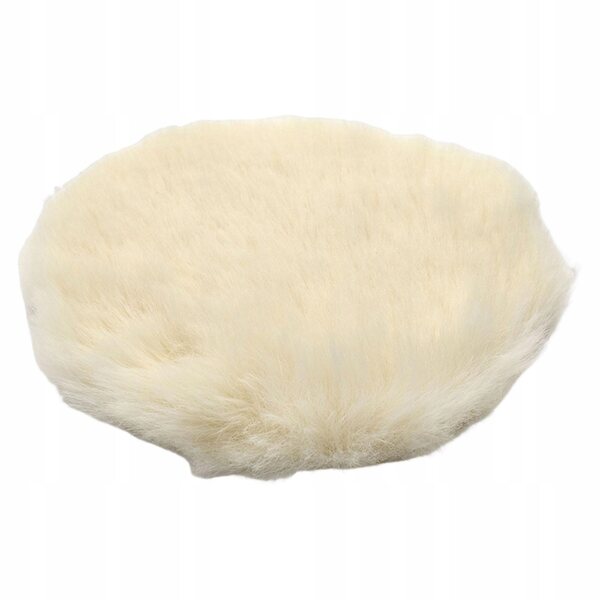 Cottage per bambole 1:12 tappeto tondo in peluche beige miniatura decorativa