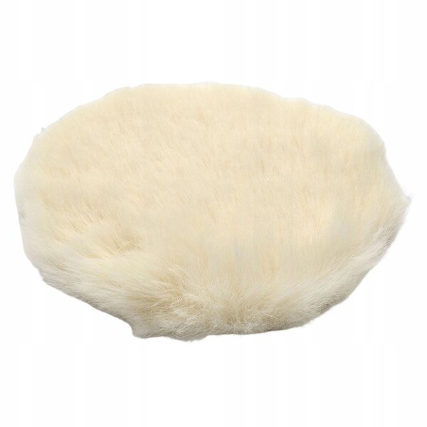 Cottage per bambole 1:12 tappeto tondo in peluche beige miniatura decorativa