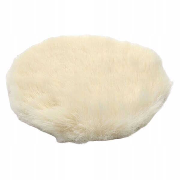 Cottage per bambole 1:12 tappeto tondo in peluche beige miniatura decorativa