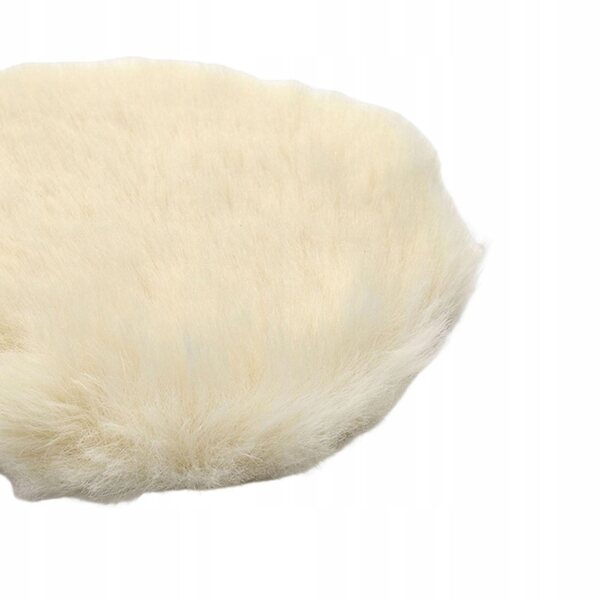 Cottage per bambole 1:12 tappeto tondo in peluche beige miniatura decorativa
