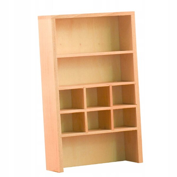 1:12 Miniatur-Holzschrank für Puppenhaus, Organizer und Regal