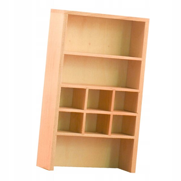 1:12 Miniatur-Holzschrank für Puppenhaus, Organizer und Regal