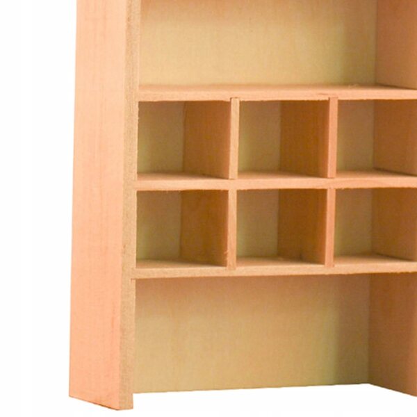 1:12 Miniatur-Holzschrank für Puppenhaus, Organizer und Regal