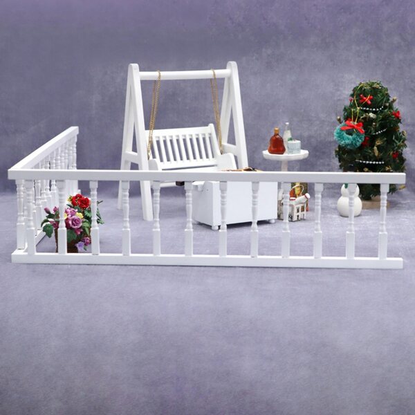 1:12 Miniatur-Holzbalustrade für Puppenhaus, langlebige Dekoration