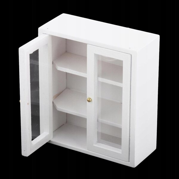 Miniatur-Holzmöbel für Puppenhaus 1:12 – Eleganter Puppen-Organizer
