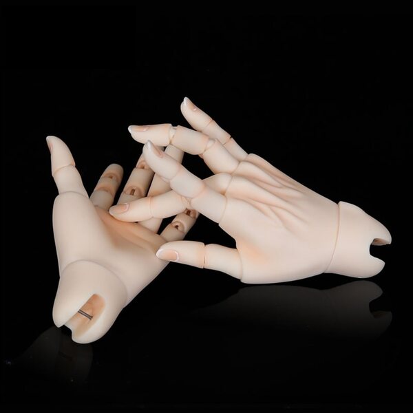 Gelenkige Harzhände für 1/3 BJD-Puppen mit Zubehör und CaCa Clean-Reiniger