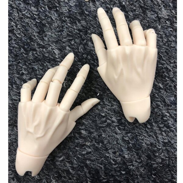 Gelenkige Harzhände für 1/3 BJD-Puppen mit Zubehör und CaCa Clean-Reiniger