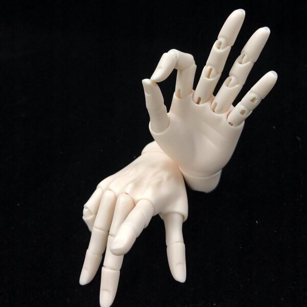 Gelenkige Harzhände für 1/3 BJD-Puppen mit Zubehör und CaCa Clean-Reiniger