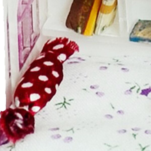 Etagenbett im Maßstab 1:12 für Puppenhaus mit Leitern und Zubehör