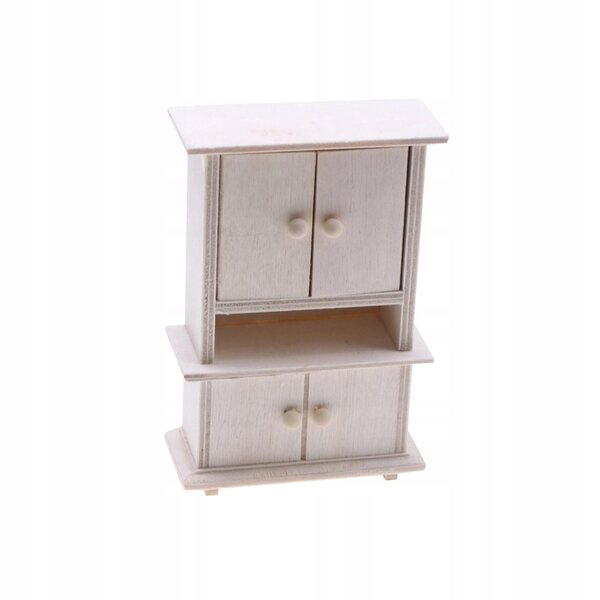 1:12 Holzgarderobe Miniatur für Puppenhaus DIY Basteldekoration