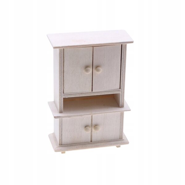 1:12 Holzgarderobe Miniatur für Puppenhaus DIY Basteldekoration
