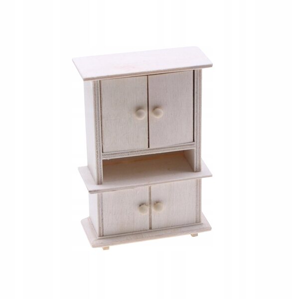 1:12 Holzgarderobe Miniatur für Puppenhaus DIY Basteldekoration