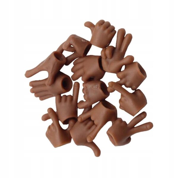 Set 7 Mani Mobili per Bambole 1:12 Accessori Realistici in ABS durevole