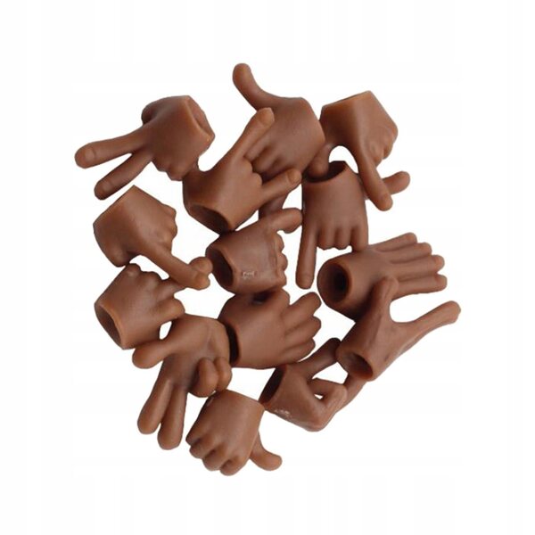 Set 7 Mani Mobili per Bambole 1:12 Accessori Realistici in ABS durevole