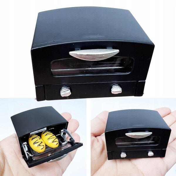 Mini Cucina Giocattolo Microonde per Casa delle Bambole 1/12 - Gioco Simulazione