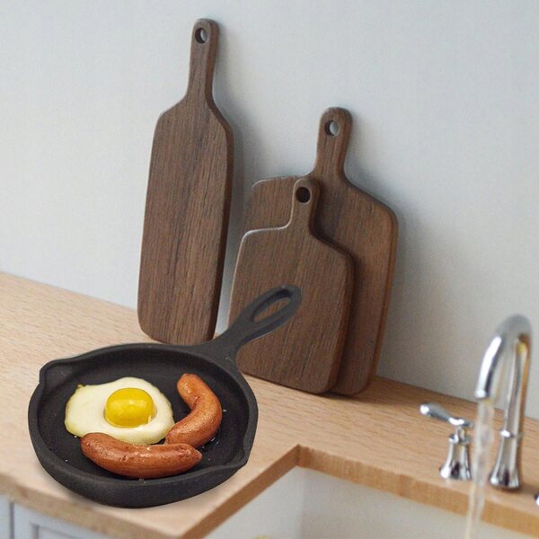 Set Miniatura Cibo per Casa delle Bambole Scala 1:12 in Argilla e Resina