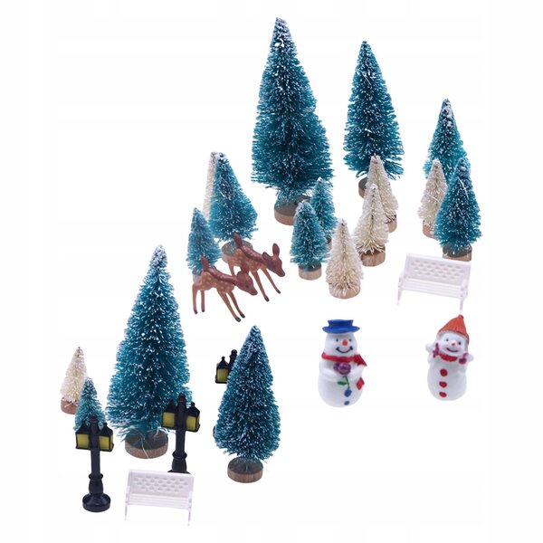 Mini set decorazioni natalizie per casette delle bambole in scala 1:12