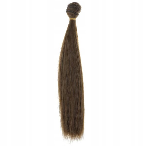 Peruca per bambole 25 cm capelli lunghi e lisci in filo resistentew DIY