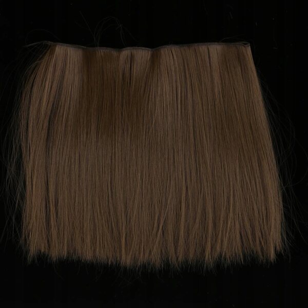 Peruca per bambole 25 cm capelli lunghi e lisci in filo resistentew DIY