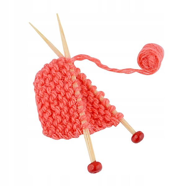 Puppenhaus Miniatur-Strickpullover 1:6 dekorativ rot