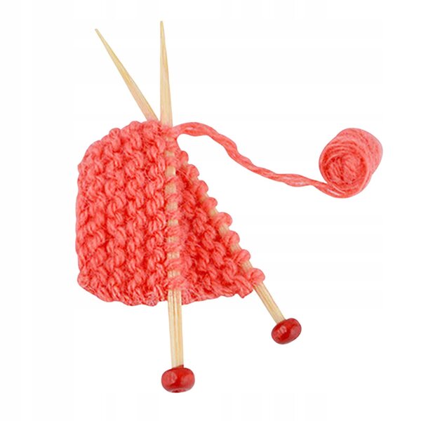 Puppenhaus Miniatur-Strickpullover 1:6 dekorativ rot